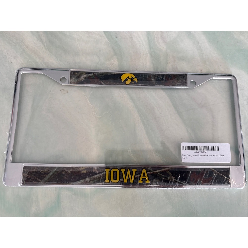 Iowa Hawkeyes License Playe Holder